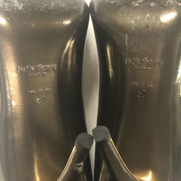 Yves Saint Laurent metallic pumps - Picture 7 of 8